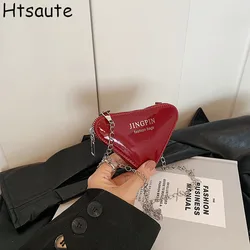 Fashionable Mini Triangle Bag Personalized Shoulder Crossbody Bag Women’S Mini Coin Purse Lipstick Key Storage Bag Girls' Wallet
