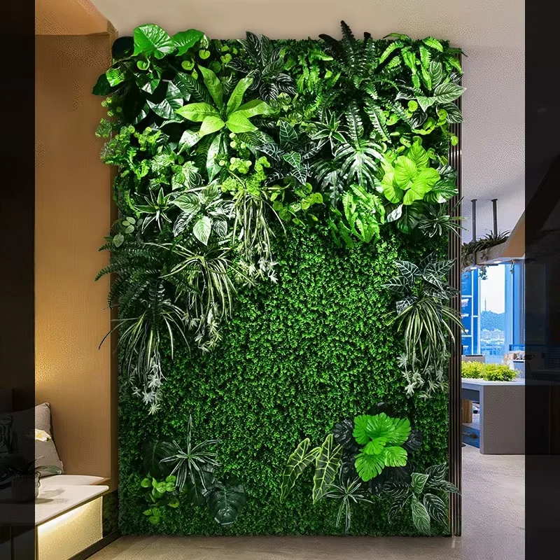 40X120CM Künstliche 3D Pflanze Wand Dekoration Hintergrund Wand Pflanze Landschaft Geeignet Für Hotel Hochzeit Party Dekoration