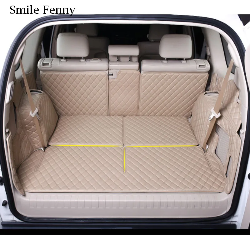 For Toyota Land Cruiser Prado 150 2010-2022 7 Seat Accessories Car Trunk Mat Anti-Dirty Protector Interior Liner Styling Carpet