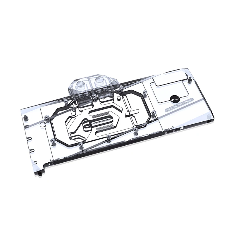 Imagem -02 - Bykski-refrigerador de Placa Gráfica com Placa Traseira Bloco de Água Serve para Gigabyte Radeon rx 7900xtx Gaming oc A-gv7900xtxgmoc-x