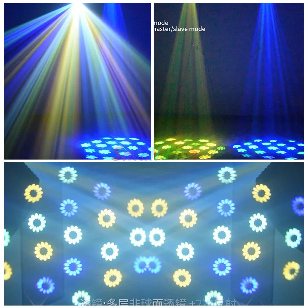 Imagem -06 - Iluminação Led Gobo com Música Control Dmx Spot Scanning Iluminação Palco dj Disco Festa de Casamento Mais Gobo Plate Mais 100w