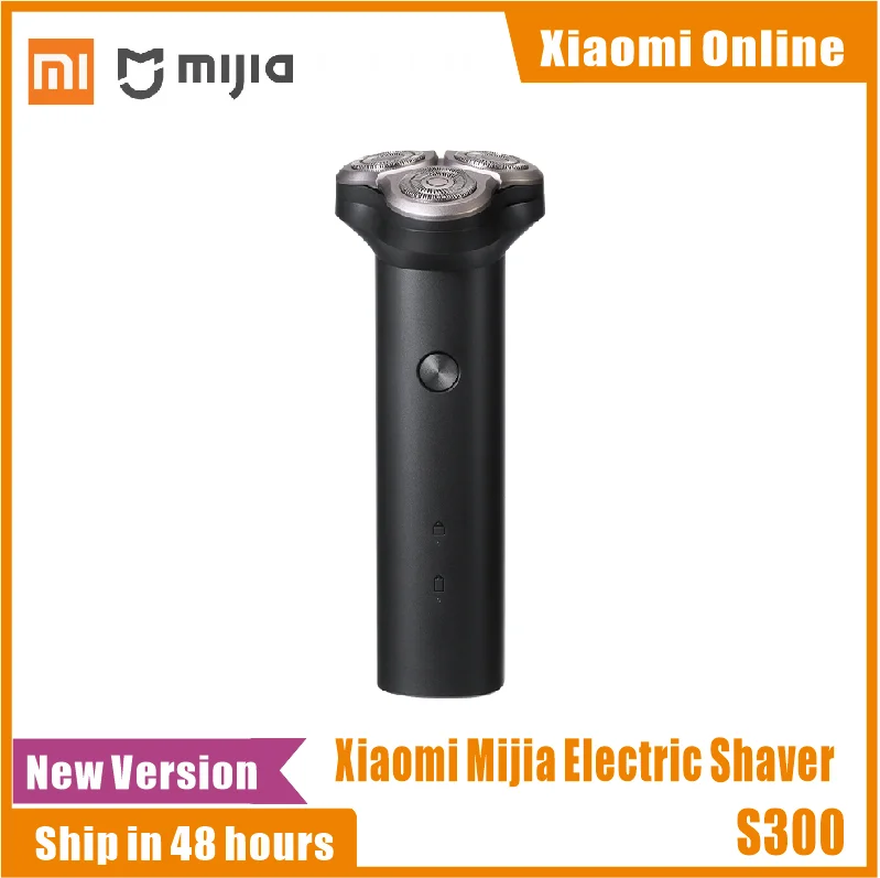 Xiaomi Mijia S300 3D Floating Smart Electric Shaver IPX7 Waterproof Razor Type-C Charging Dual Layer Blade Dry& Wet Beard