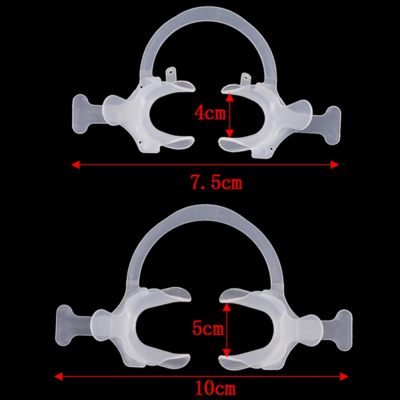 1PCS Dental Cheek Lip Retractor Mouth Opener C-shape Handle Wing Expanders