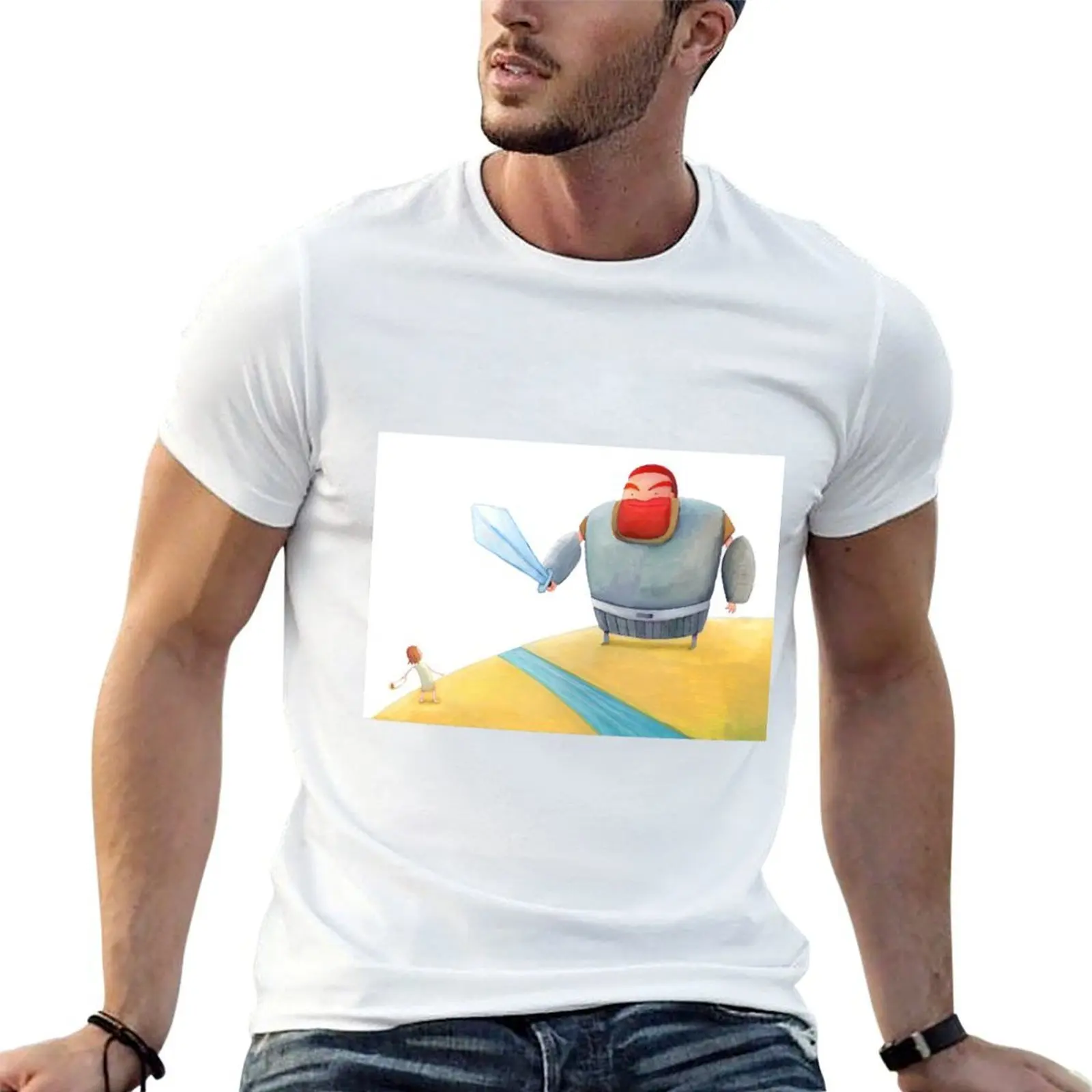 David and Goliath T-Shirt Louboutins cute tops t shirts for men graphic