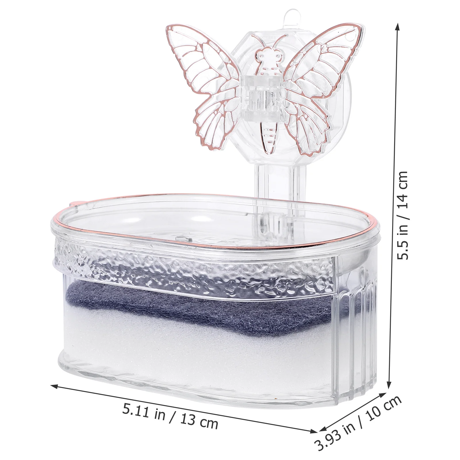 

Wall Mounted Soap Dish Suction Cup Bar Soap Holder For Shower Double Layer Drainable Sponge Storage Bathroom Organizer