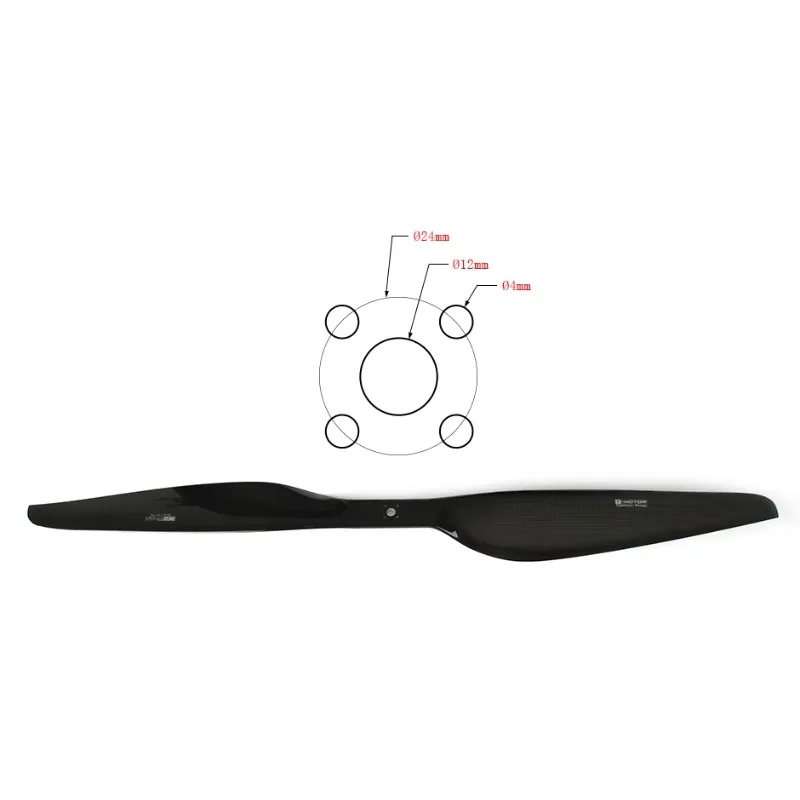 Ligpower Customized 40'' Carbon Fiber CF Propeller Strong Big Motor And Propellers For 320L Heavy Lift Drone Accessories