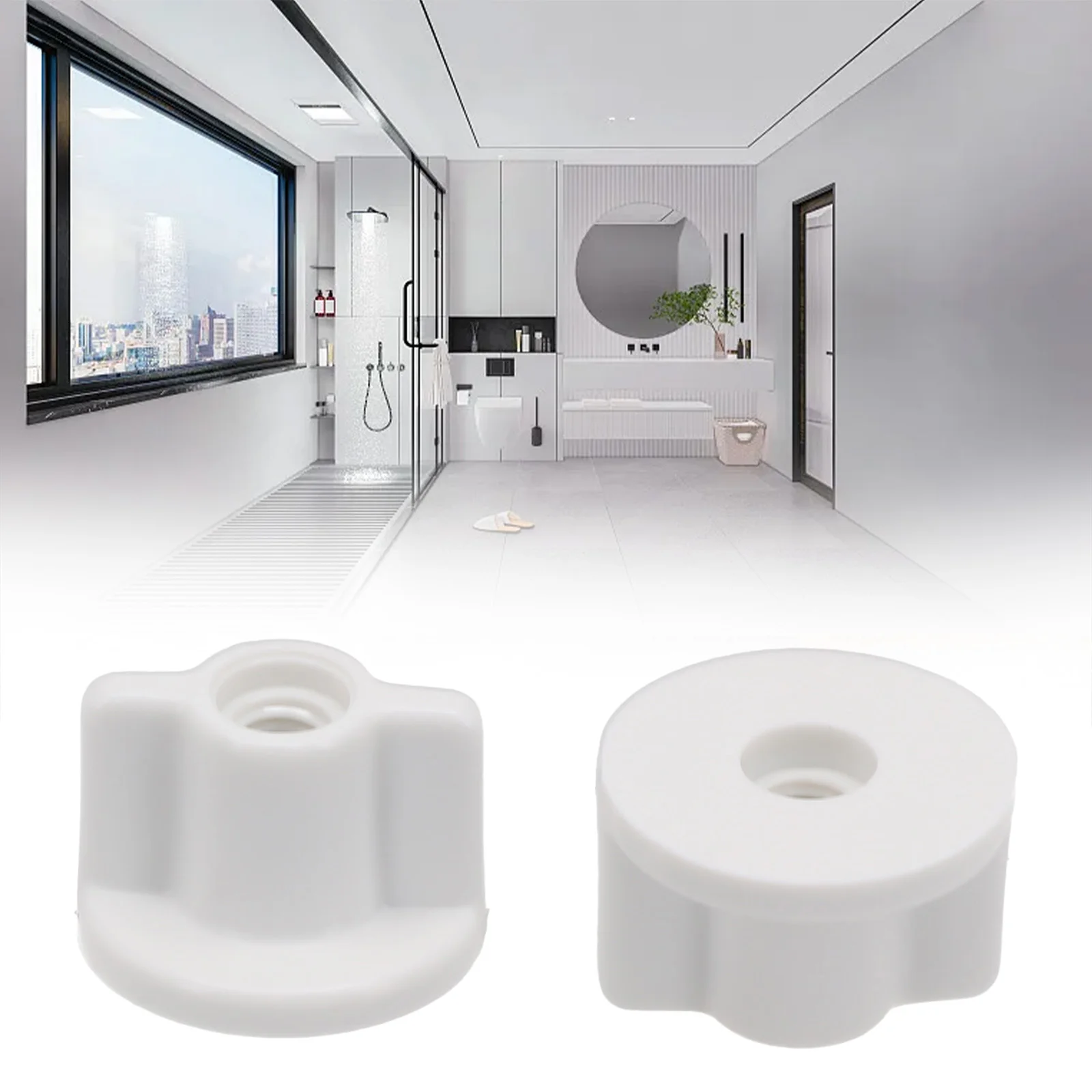 Fixed Replacement Rear Nut 2.5cm 2PCS 6MM Back Nut Fixed Replacement For 6mm Screws Toilet Lid Bottom Practical
