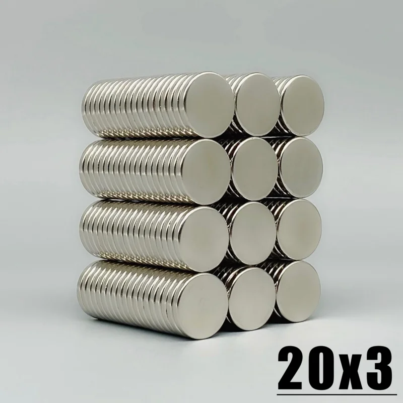 2/5/10/20/30/50Pcs 20x3 Sheet Neodymium Magnet 20mmx3mm Round Powerful NdFeB Magnets 20x3mm Rare Earth Magnetic Disc magnet 20*3