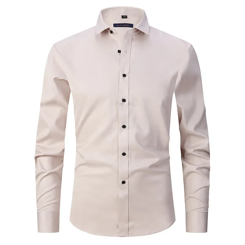 Custom Suit Shirt Long Sleeve Men's Fashion Tops Slim Fit