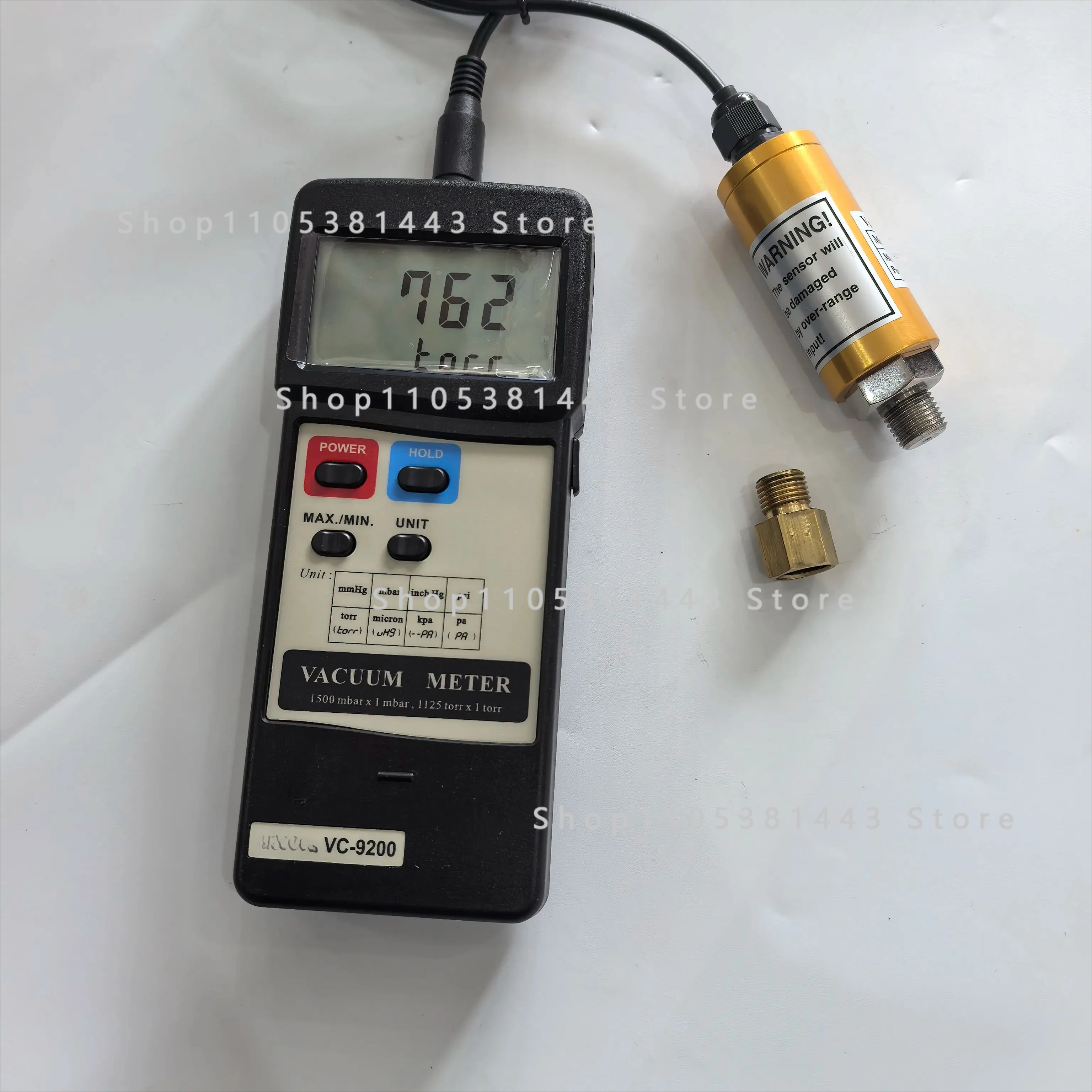 

1–1500 mbar High Precision Vacuum Tester VC-9200 Absolute Vacuum Meter Digital Vacuum Pressure Gauge