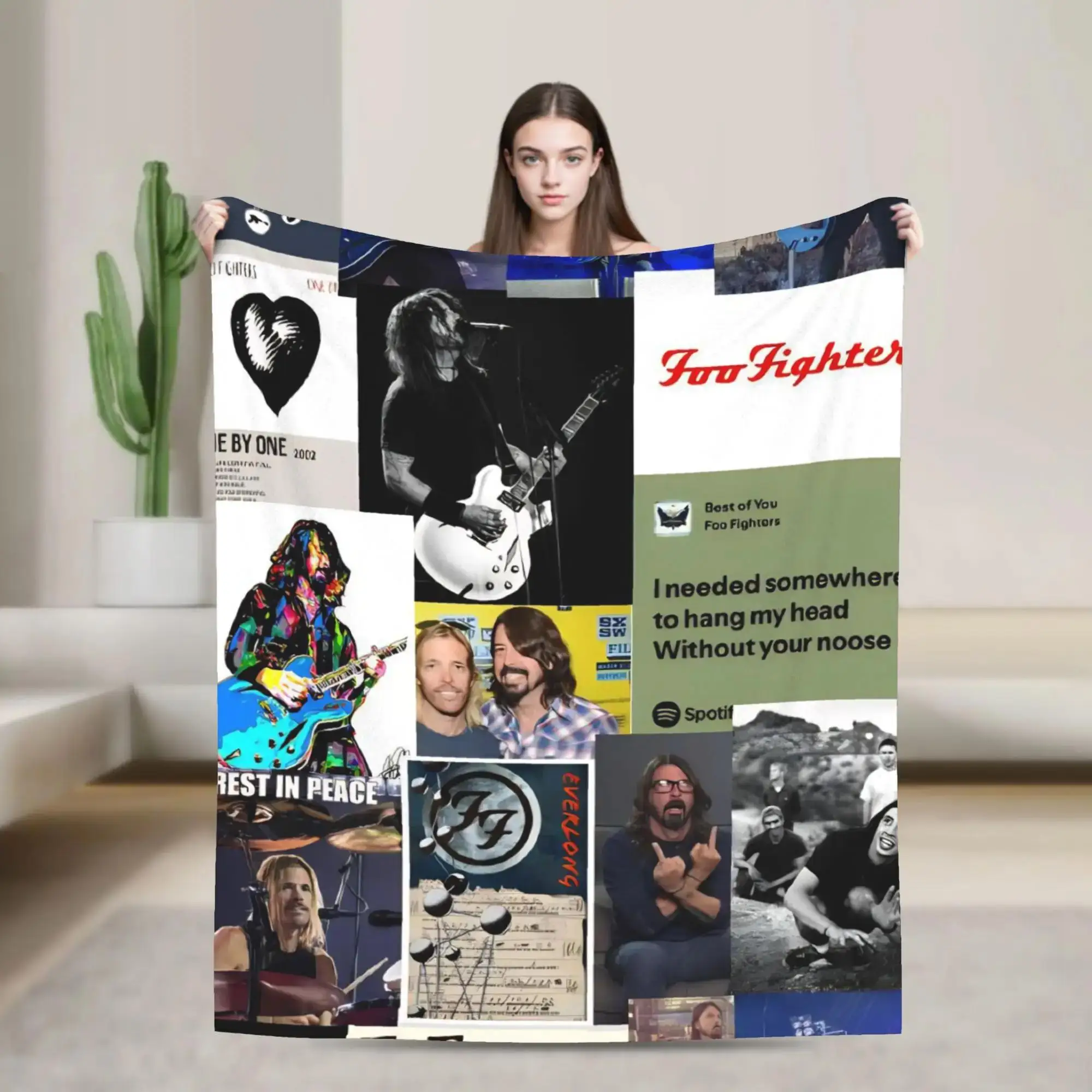 

Плед Fools Band FFighters: Мягкое, теплое, плюшевое покрывало для спальни, путешествий, дивана, фланелевое с принтом