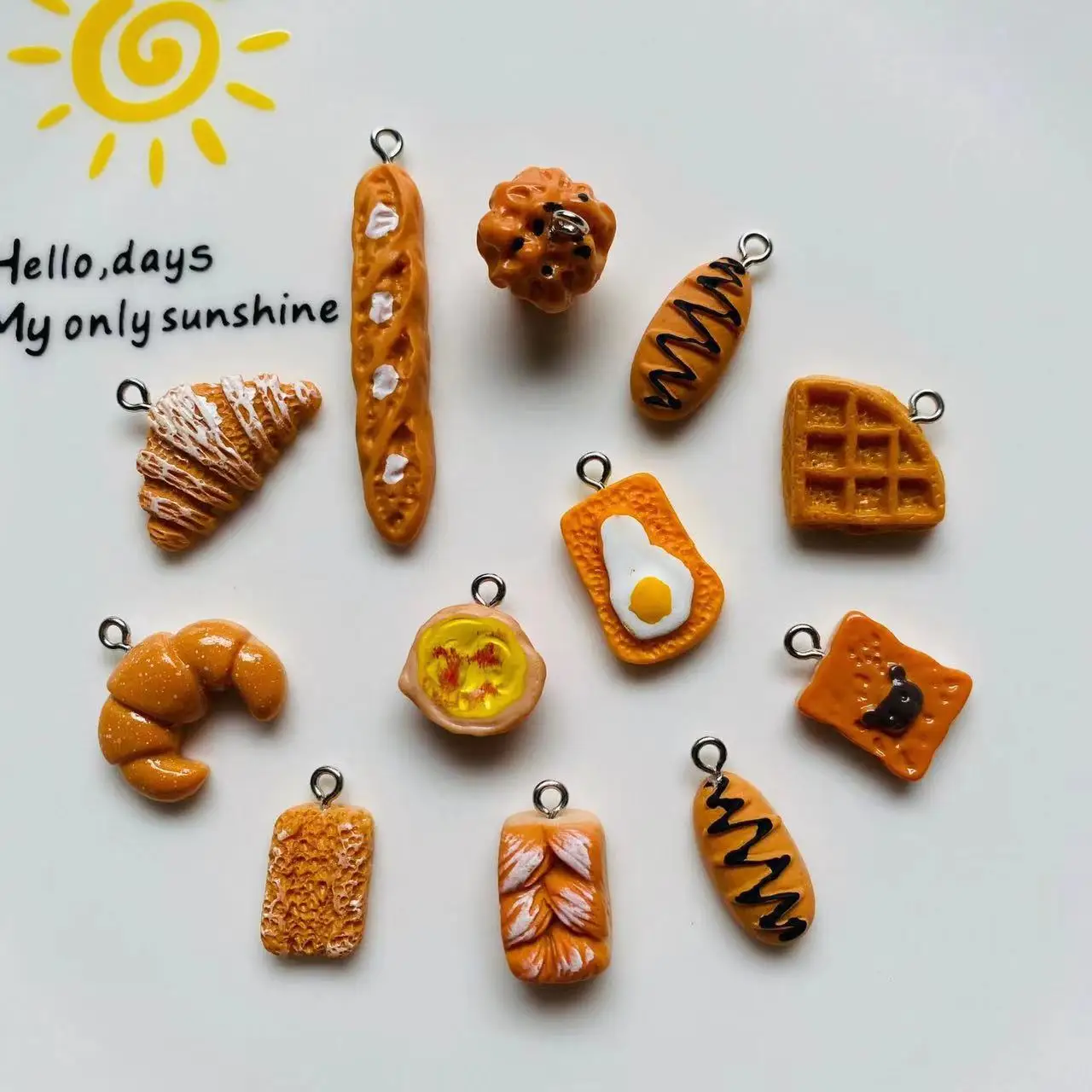 Earrings For Women Girl Geometric Cute Re-ment With Bread Cake Cookies Series Design Female Ear Hooks Danglers Jewelry Kids Gift