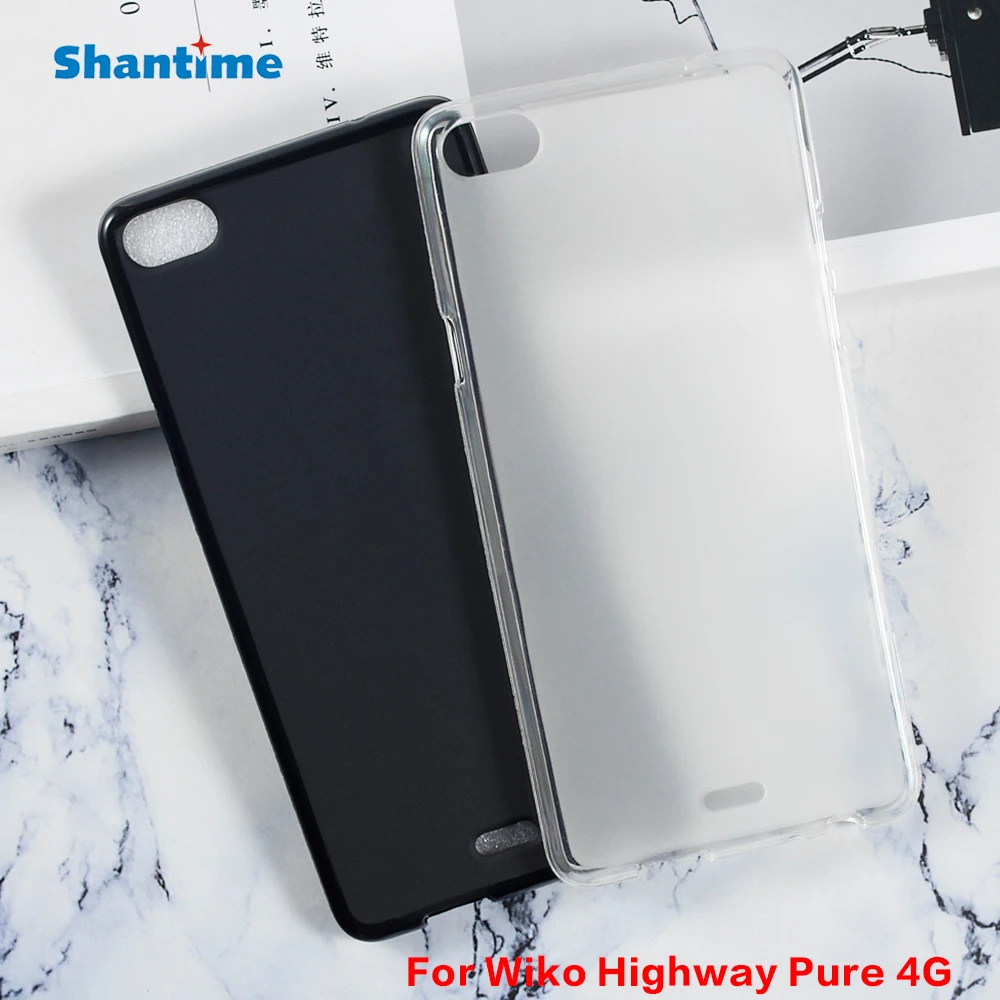 For Wiko Highway Pure 4G Gel Pudding Silicone Phone Protective Back Shell For Wiko Highway Pure 4G Soft TPU Case