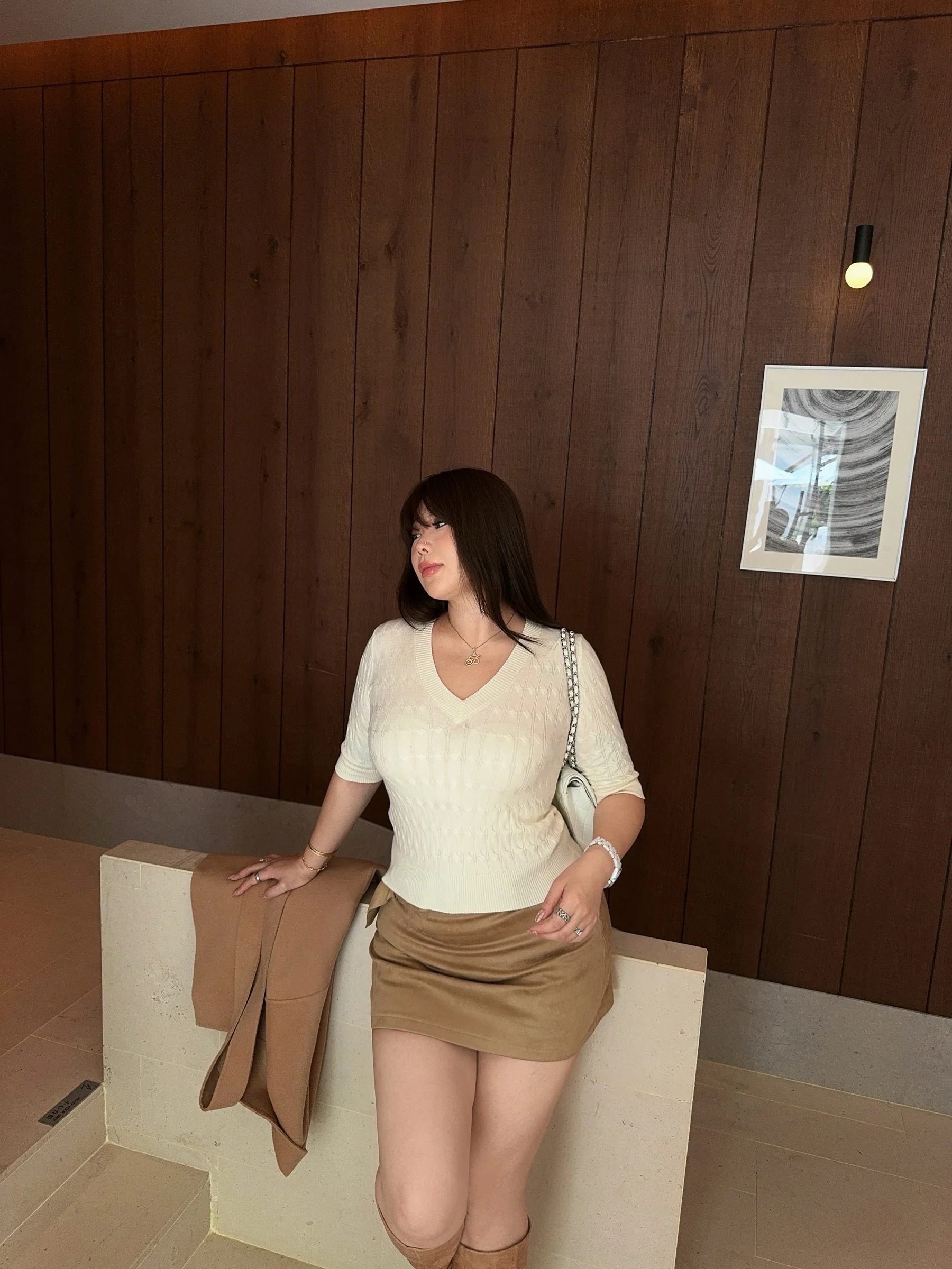 

Американский классический вязаный свитер V-Ne с кисточками Mid-Sleeve ort Base irt Женский свитер стандартного кроя из смеси нейлона