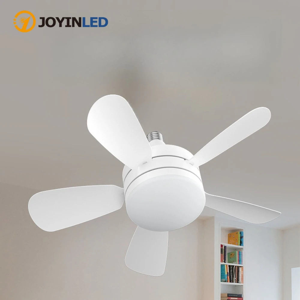 

JOYINLED вентилятор потолочный светильник E27 светодиодный пульт дистанционного управления простой стиль для затемнения подходит для спальни гостиной домашнего использования