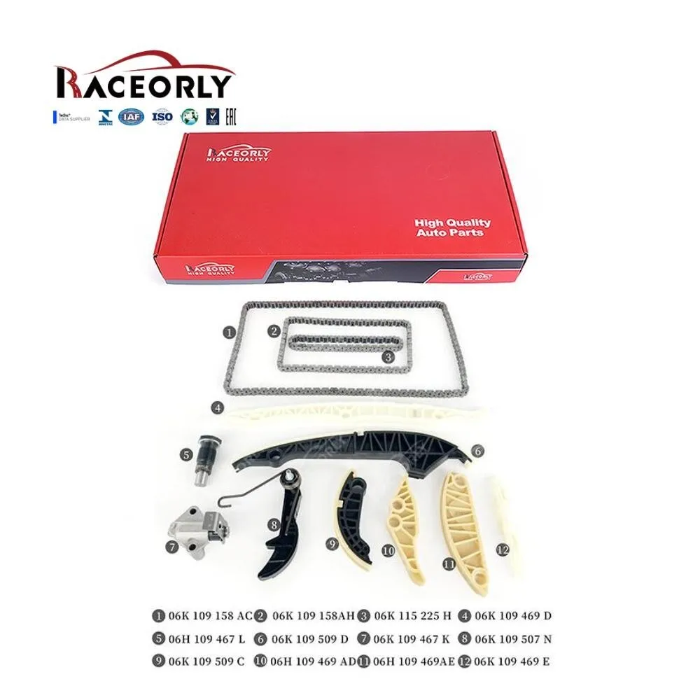 RACEORLY Upgrade Timing Chain Alu Cover Kit For VW Audi 1.8 2.0 EA888 Gen3