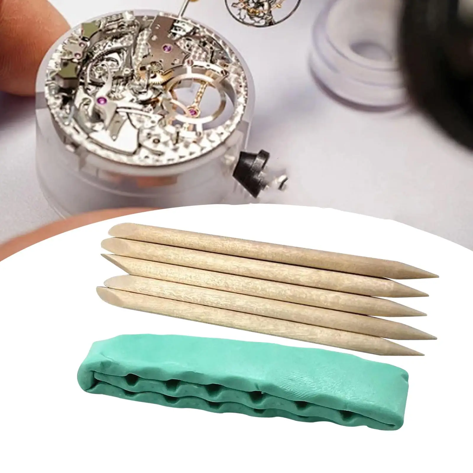 Watch Cleaning Clay Professional Watch Movement Cleaning Clay Dust Dirt Grease Removal Watch Maintenance Tools for Watchmaker