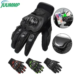 1Pair Breathable Mesh Motorcycle Gloves, Touchscreen Protective Motorbike Gloves for Men & Women BMX ATV MTB Riding, Road Racing