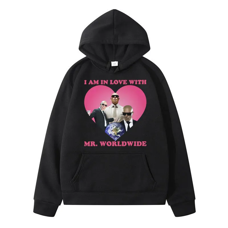 Mr Pitbull Worldwide Been There Done That Graphic Hoodie Fashion Retro Oversized Sweatshirt Men Women Long-sleeved Pullover Male