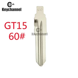 10pcs/lot Car Flip Key Blade Lishi GT15 KD Key Blank 60# for Fiat BARCHETTA PUNTO BRAVA Alfa Remeo for KEYDIY Xhorse Remote