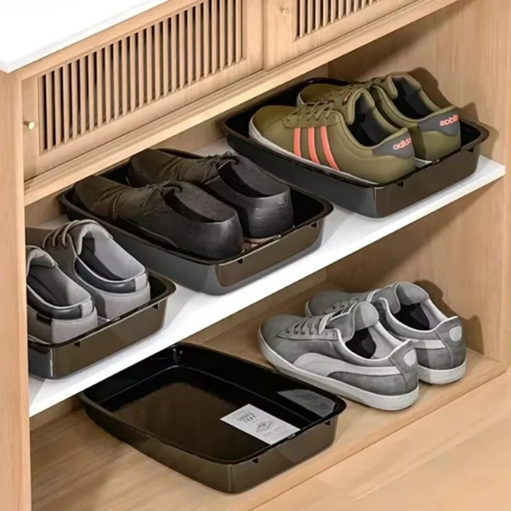 Shoes Storage Tray Interior Multifunctional Durable Accessory Tidying Vehicle Organizer Under Seat Container Box