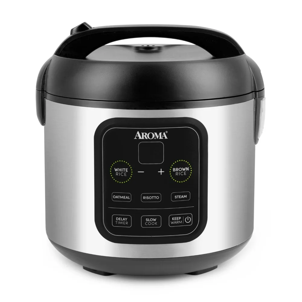 2023 New Aroma® 8-Cup (Cooked)/2Qt. Rice Cookers, Digital Rice & Grain Multicooker