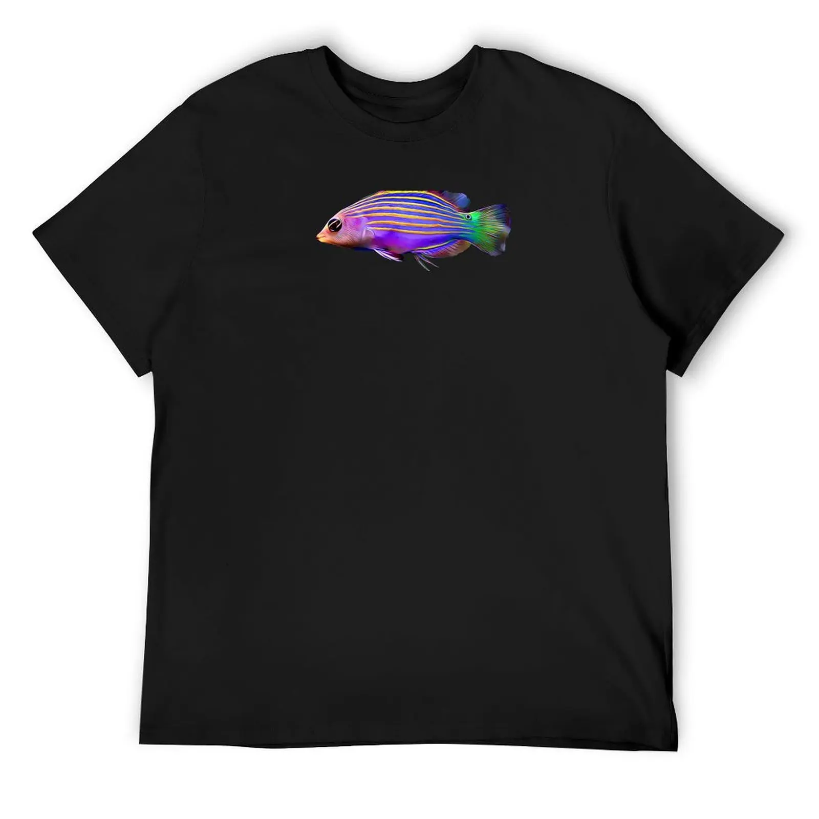 Sixline Wrasse saltwater coral reef fish sweater T-Shirt sublime custom t shirt luxury clothes men