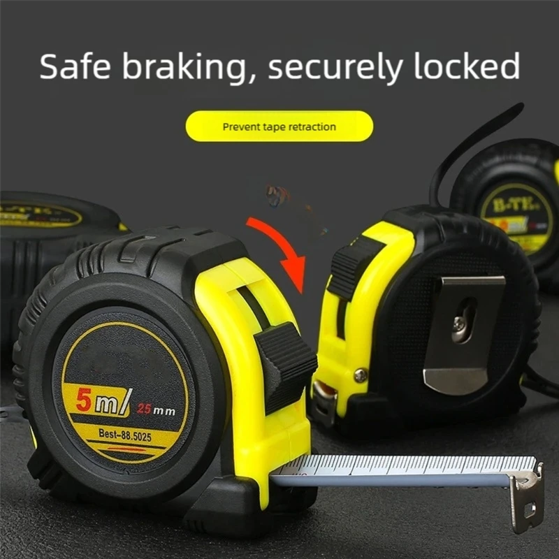 Portable Tape Measure Measurement Tape Flexible Steel Blade And Sliding Lock For Accurate Measurements top sale