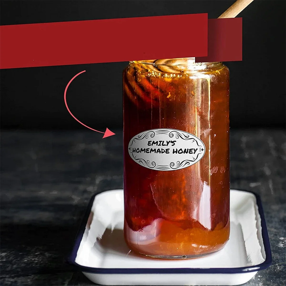 150Pcs Oval Labels Blank Stickers Food Containers Jars Kitchen Restaurant Storage Organization Thank You Stickers Sealing Tape