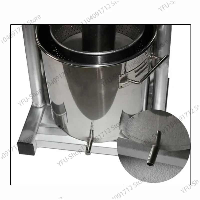 22/12L Manual Hydraulic Fruit Squeezer Small Honey Grape Blueberry Mulberry Presser Juicers Stainless Steel Juice Press Machine