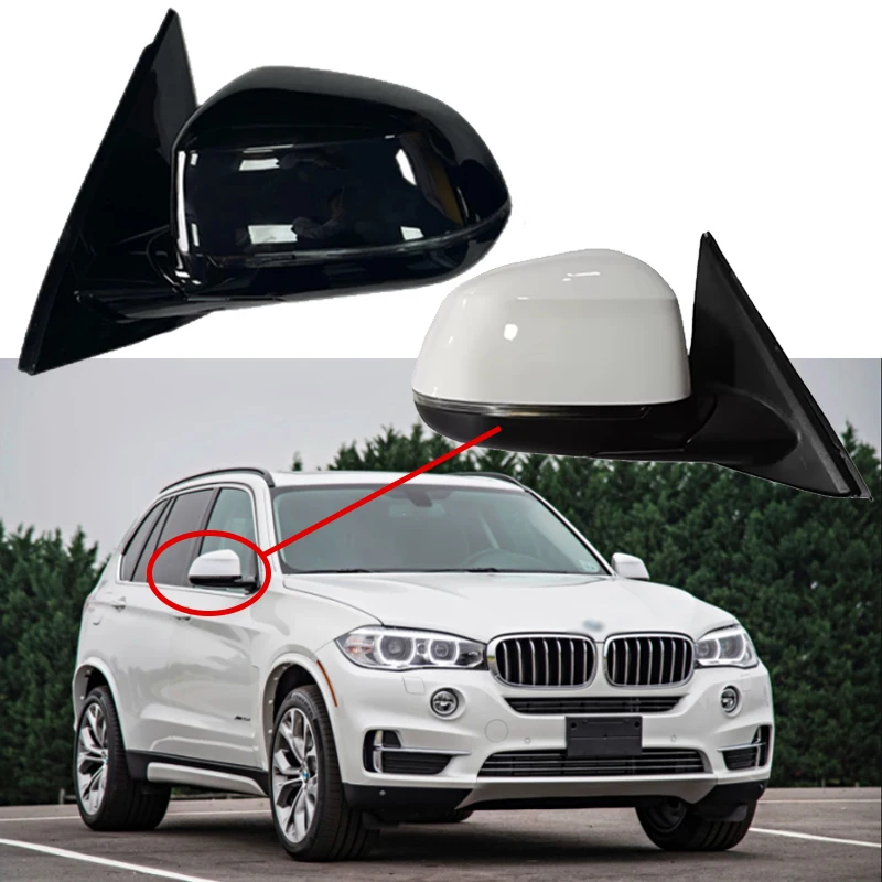 

For BMW X5 F15 2014 2015 2016 2017Original Auto Left or Right Heated Electric folding 5 pin Rear Mirror Assembly
