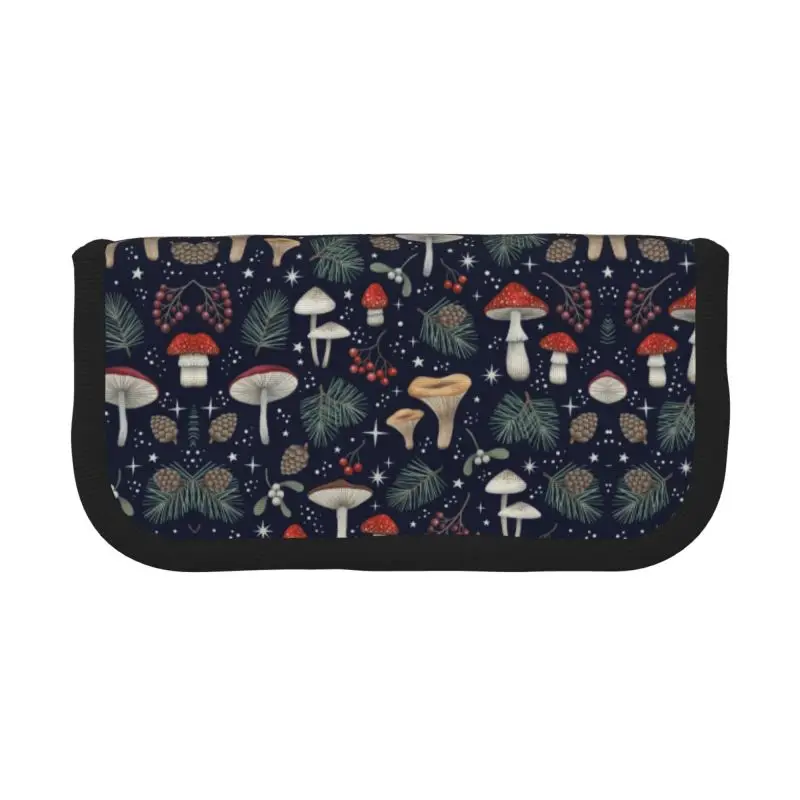 Custom Winter Forest School Pencil Case Girl Boy Big Capacity Psychedelic Magic Pencil Pouch Students Stationery