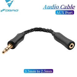 Audio Cable 3.5mm Balanced Male To 2.5mm Stereo Female Adapter Cable For NW‑ZX507 DMP‑Z1 NW‑ZX300A NW‑WM1Z Headphone Cable