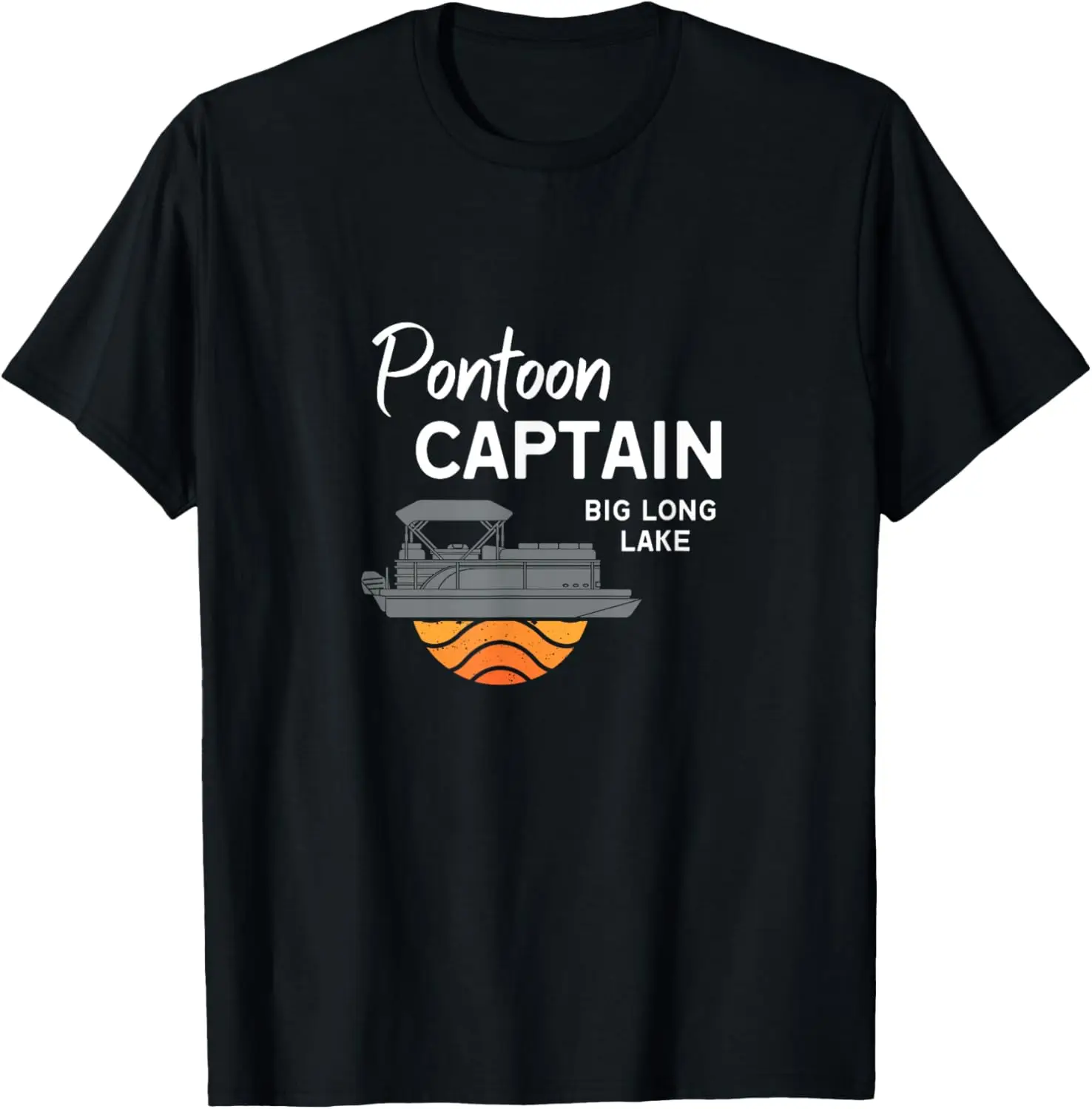 

Pontoon Captain Big Long Lake T-Shirt