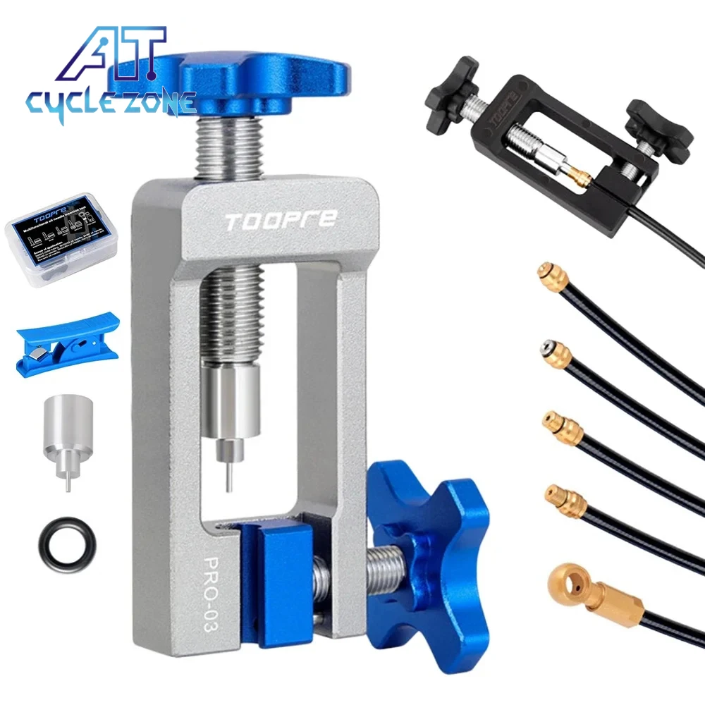 

Bike Oil Needle Insertion tool Aluminum Alloy/Nylon Hydraulic Disc Brake Hose Tools Multifunctional Oil Needle Press for MTB
