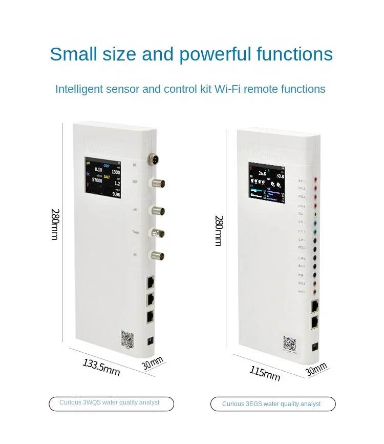 Seawater salinity, pH, temperature, ORP, water quality analysis sensor, optical liquid level, leakage monitoring