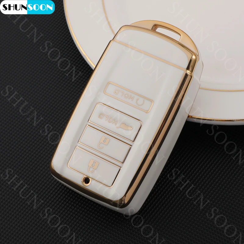 Мягкий чехол из ТПУ для Honda Acura RLX MDX CDX TLX-L NSX RDX, чехол для автомобильного ключа, аксессуары для защиты автомобиля