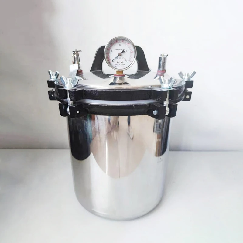 China Factory Desk-top Autoclave Sterilizer 18L Small Dual-use Portable Autoclave For Lab