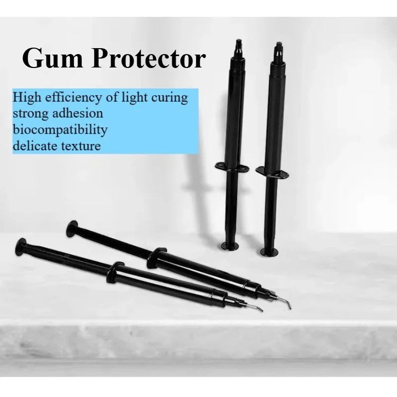 Dental Materials Gingival Protector Curable Resin Blue Barrier Cold Light Whitening Sealing Protection Gel Oral Safety Care Tool