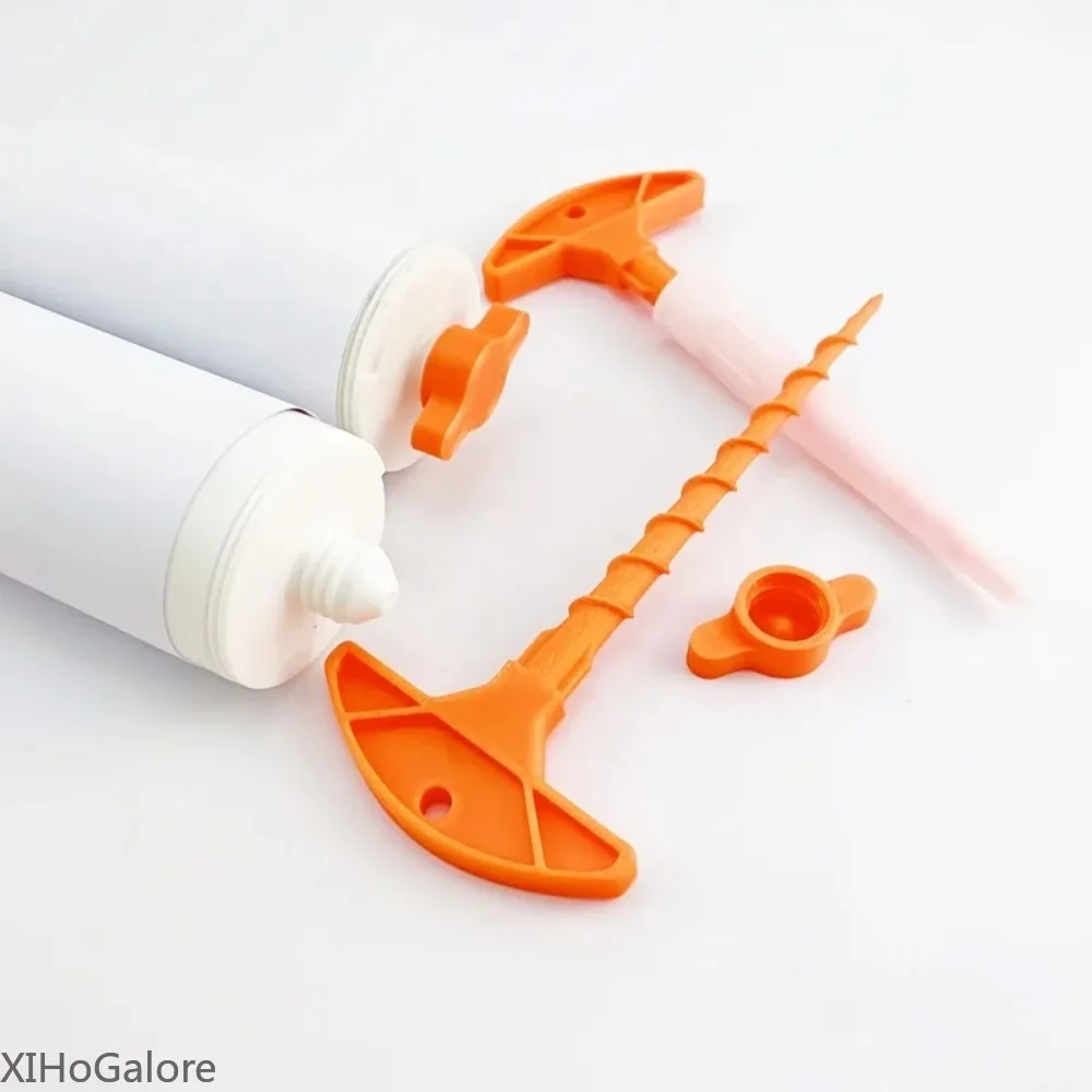 3D Printed Nozzle Cleaner And Cap For Standard Glass Glue Multifunctional Prevents Quick Drying Handy DIY Sealant Tool Set
