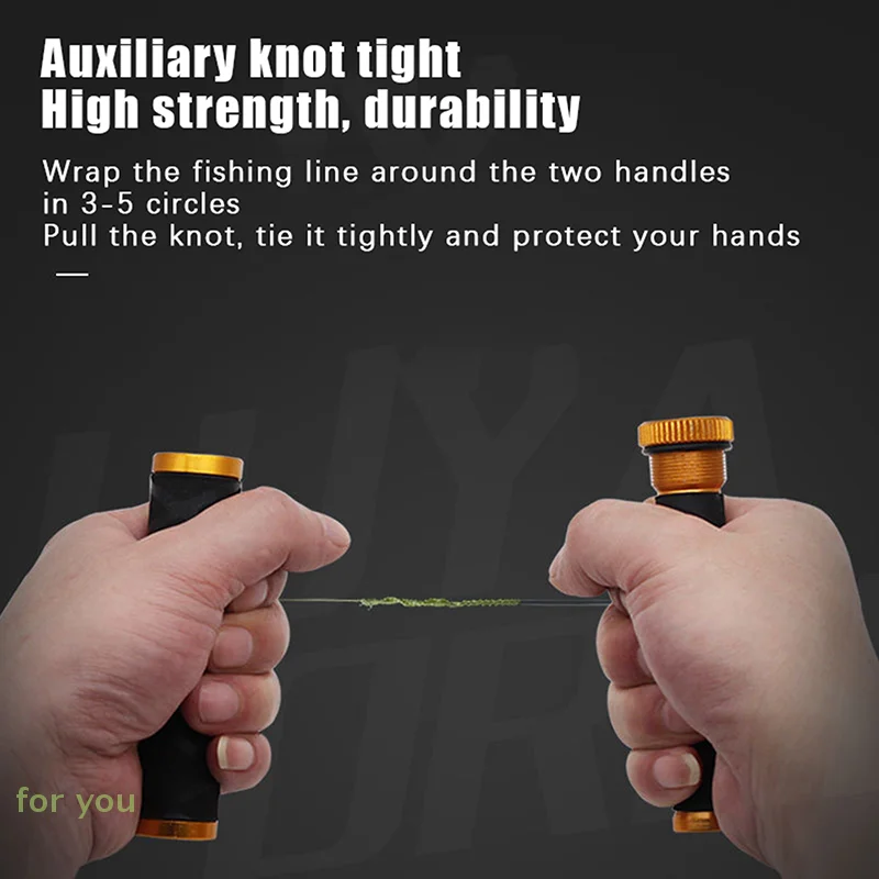 1 قطعة جهاز عقد من النايلون PE لخط الصيد FG GT FR ، أداة سحب سفلية للخلف #2