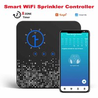 Tuya WiFi Sprinkler Controller Remote Control Intelligent Sprinkler Smart Irrigation Timer 8 Zones Automatic Watering Device