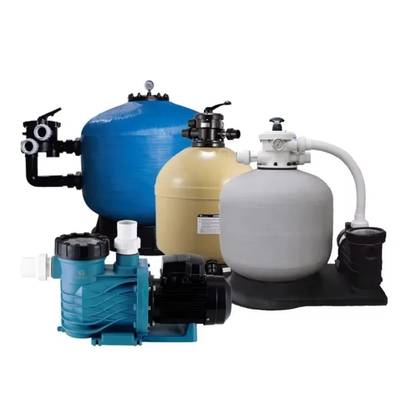 8-Way Multi-Port Valve Top Mount Gelcoat Pool Filter Sand Filter Pump for Ground Pool Swimming Pool Filtration