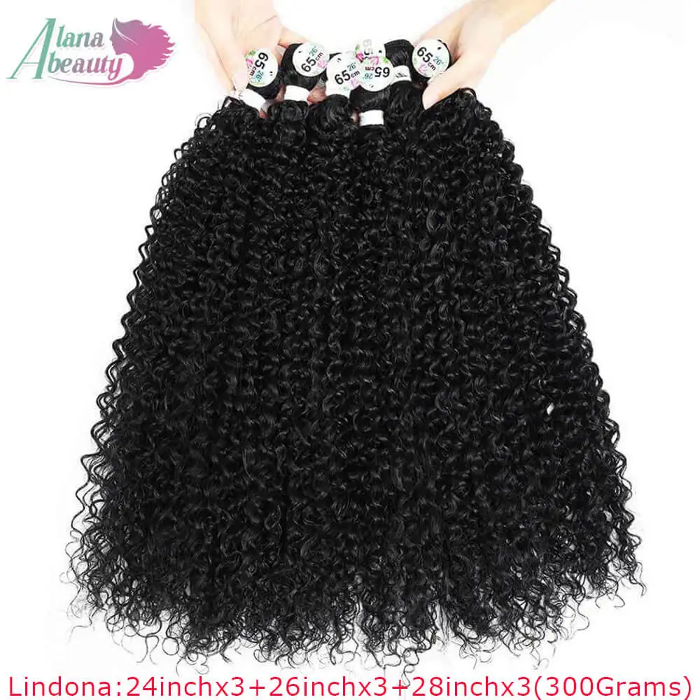 Synthetische Lockige Haar Bundles Lange Jerry Lockige Extensions 9PCS 24''26''28'' Organische Gefälschte Haar Für Frauen Hitzebeständige Faser Welle