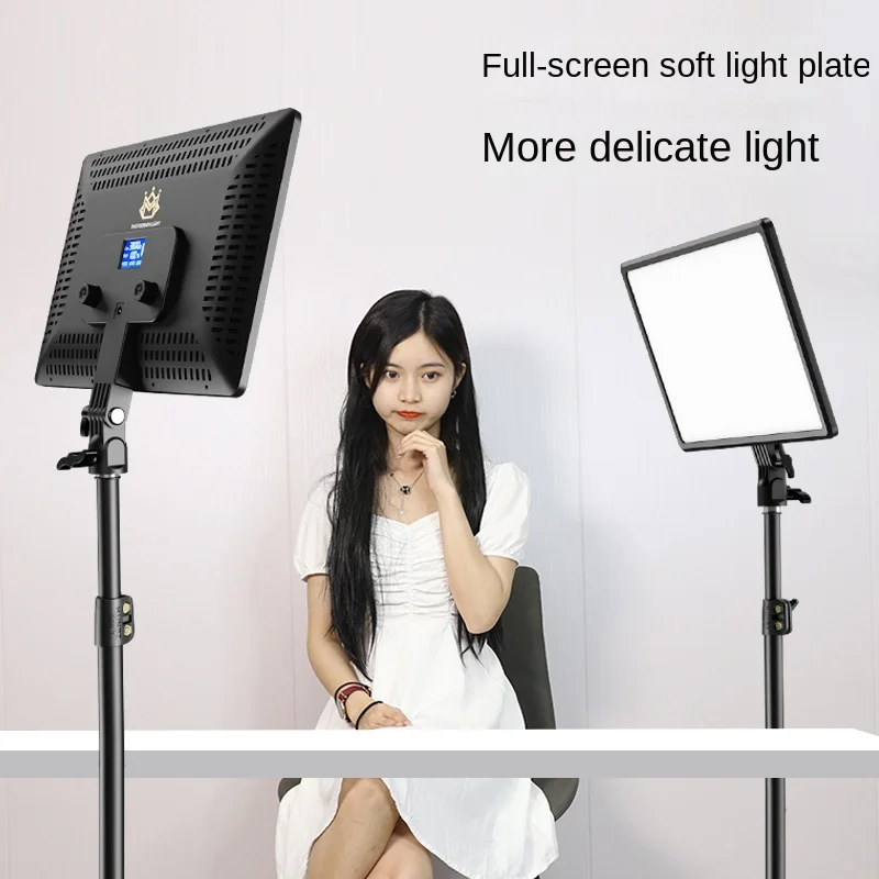 LED Video Light Panel Bi-Color 3000K-6000K Photography Lighting for Live Streaming Photo Studio LED Light