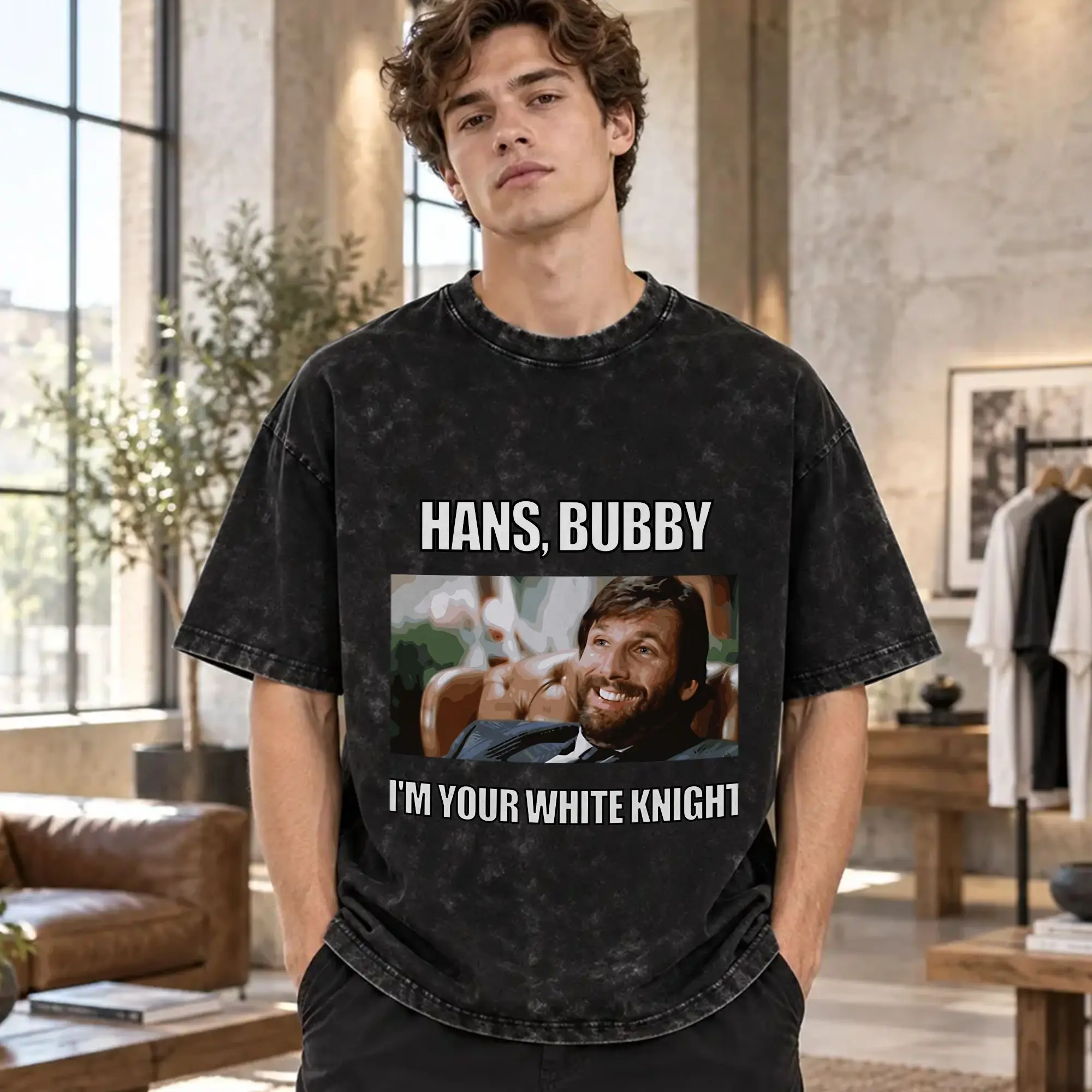 Oversized Washed T-Shirt Die Hards   Cotton T-Shirts  Hip Hop Tee Shirt for Mens Beach Y2K Classic Printed Tops