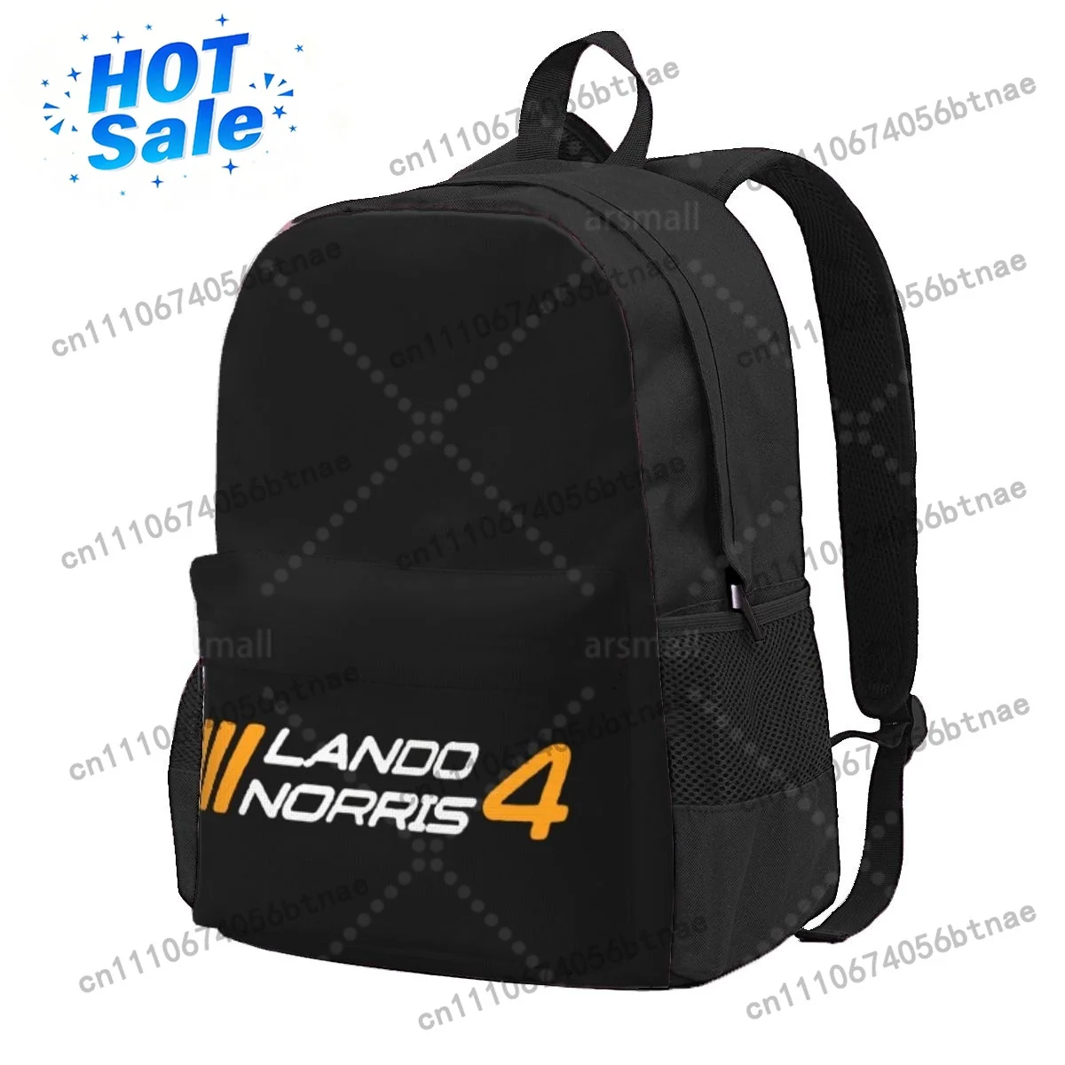 Lando Norris Backpacks Lightweight School Bag Student Bookbag Unisex Laptop Daypacks for Travel Hiking Camping