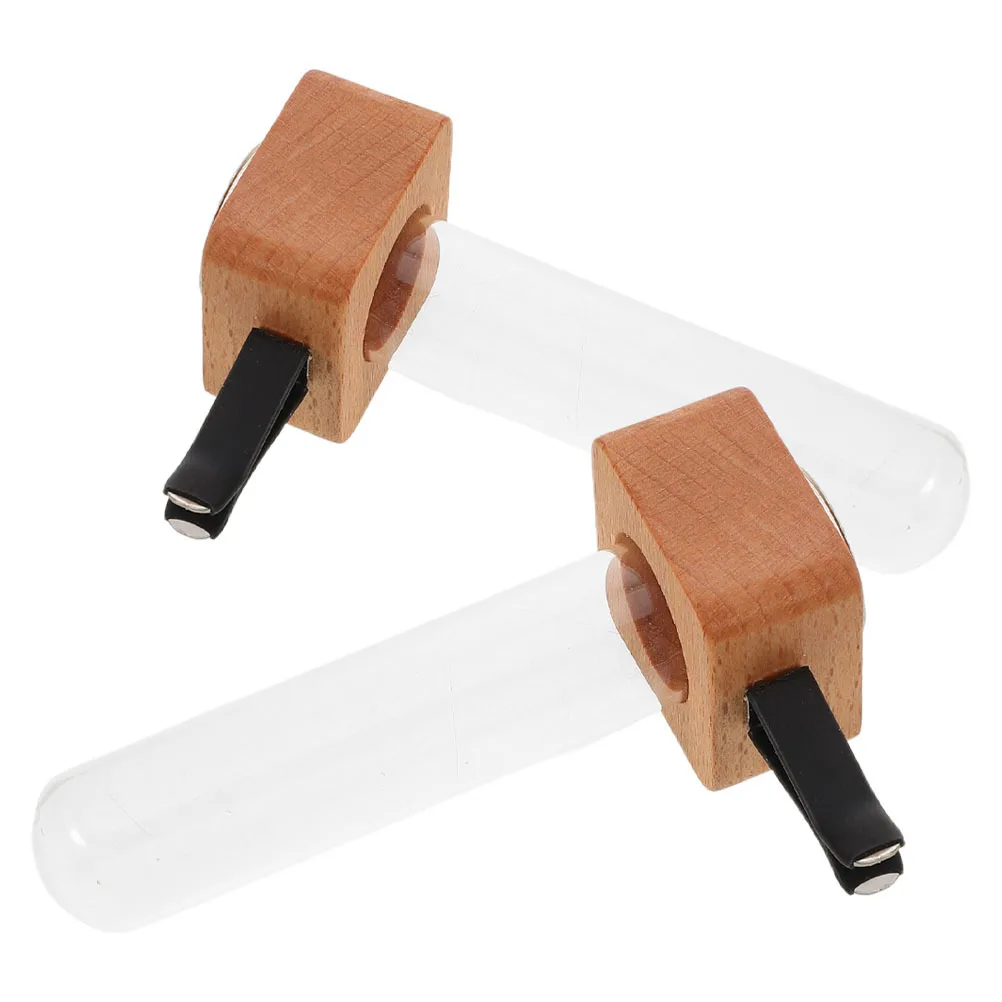 

2Pcs Car Air Vent Flower Stand Vase Clip Hydroponic Propagation Glass Tube Dashboard Decoration Car Propagation Vase Vent Clip