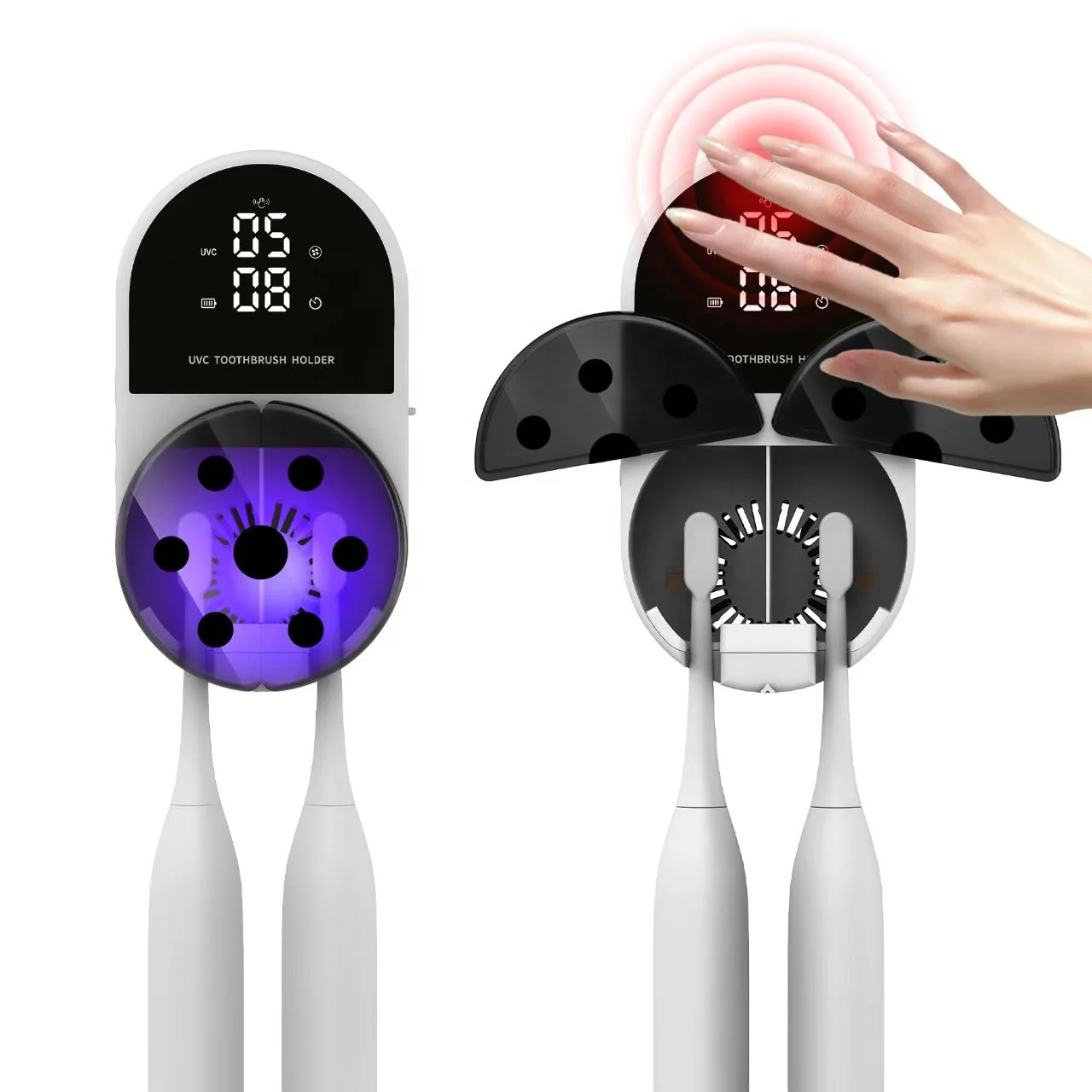 newly-designed-automatic-open-and-close-smart-toothbrush-holder-wall-mounted-wireless-rechargeable-2slots-toothbrush-sterilizer