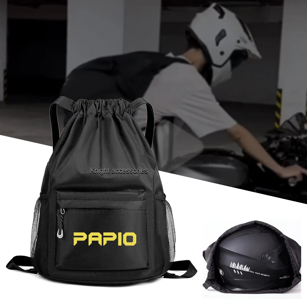 

For CFMOTO PAPIO 125 Papio Rider Backpack Motorcycle Helmet Bag Travel Multi-function Waterproof Bag